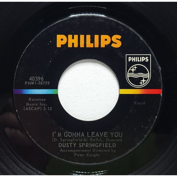 Dusty Springfield 45 W/PS All I See Is You / I'm Gonna Leave You Philips VG/VG+ - Picture 4 of 4